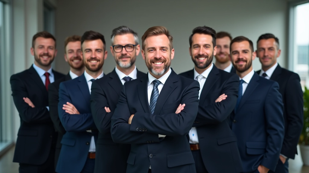 Diverse Gruppe von Fachkräften verschiedenen Alters in modernem Arbeitsumfeld